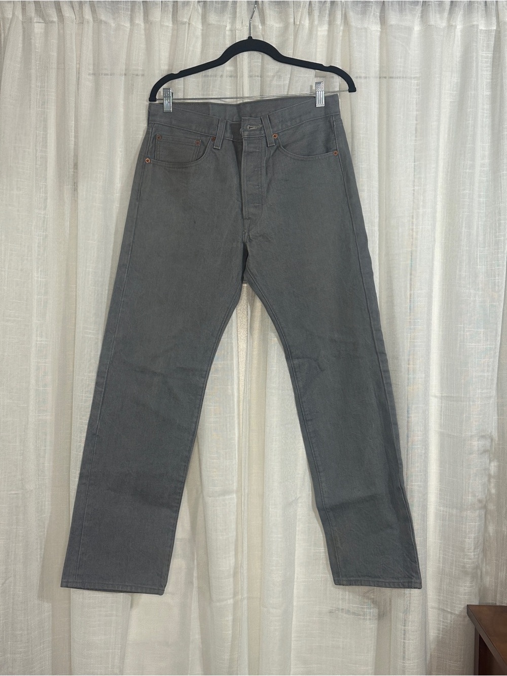 Levi's 501 Men's Straight Jeans in Gray Size 32x32